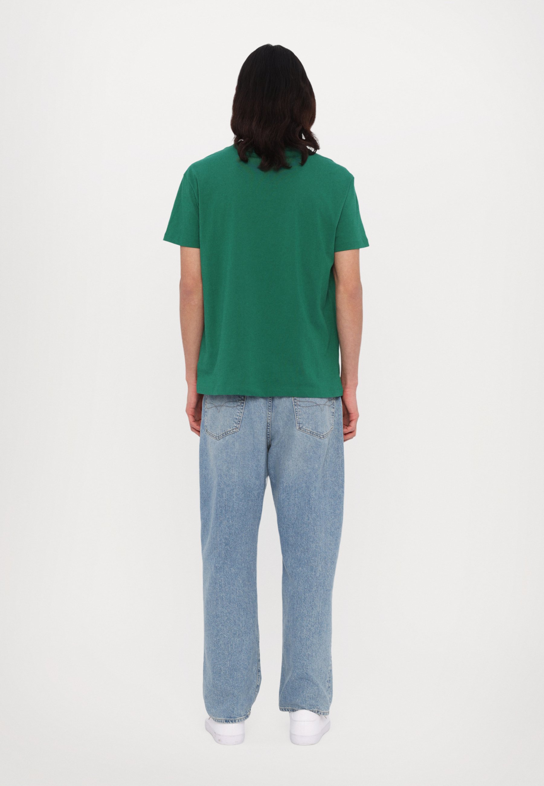 Tシャツ・カットソー Polo Ralph Lauren Green Cotton T-Shirt Classic-Fit Polo Ralph Lauren cotton t-shirt PRM EU
