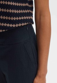 OPUS CULOTTE MISHA DESERT - Trousers - coal blue