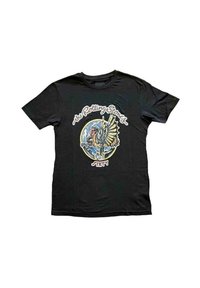 Paradiso Clothing THE ROLLING STONES FOILED SIXTY DRAGON GLOBE BOYFRIEND FIT - Print T-shirt - black