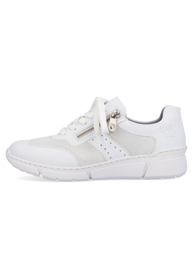 Rieker Dames Low-Top Sneaker N4210, vrouwen lage schoenen, blauw 14, 41 EU