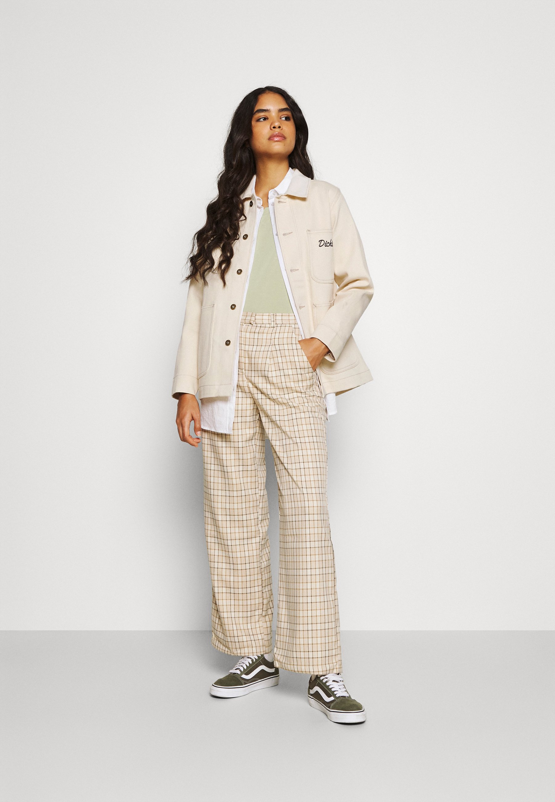 Dickies HALMA CHORE - Short coat - ecru 