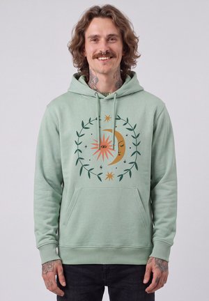 watapparel, LOVE AND FLEX UNISEX - Sweat à capuche - aloe