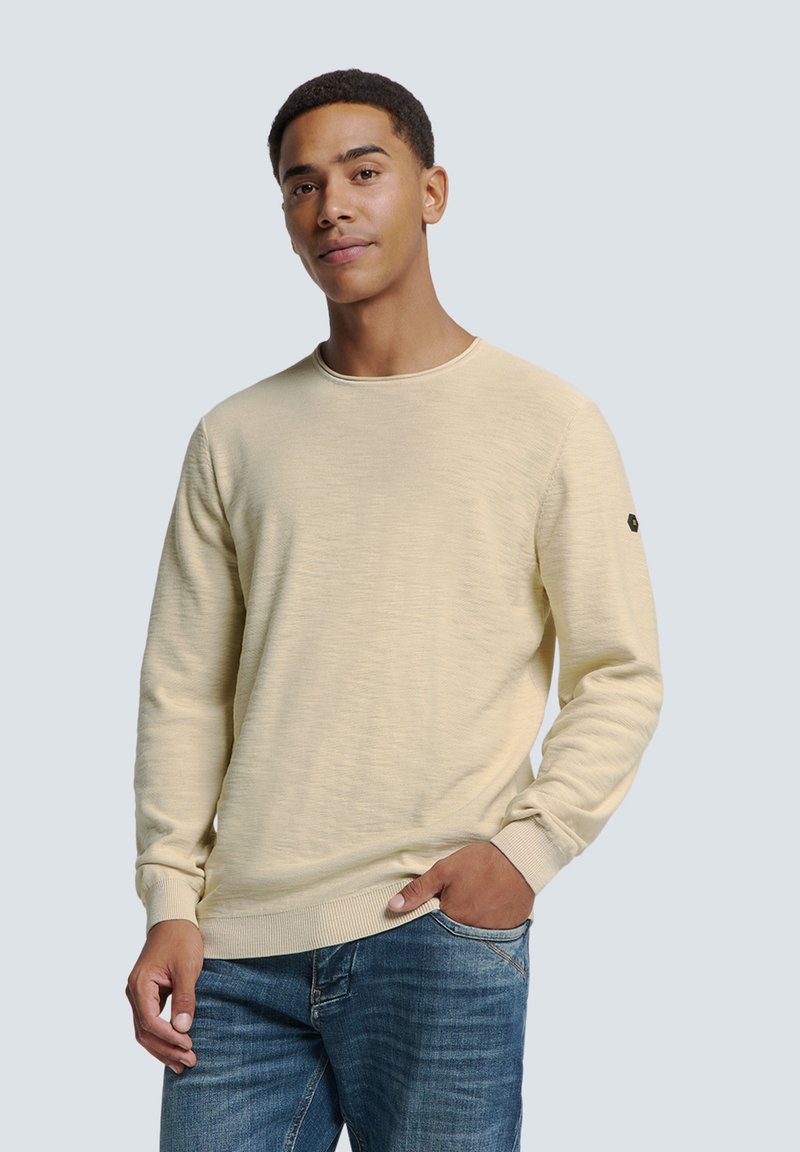 NO EXCESS TIMELESS CREW  - Trui - melange beige
