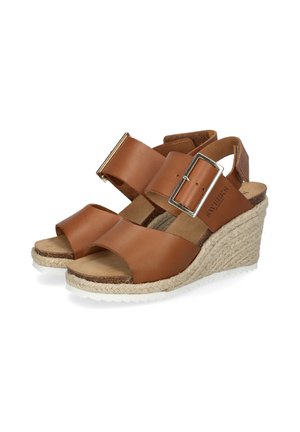 TYRA - Platform sandals - brown