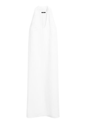 LONG FLOUNCE V-NECK - Day dress - white