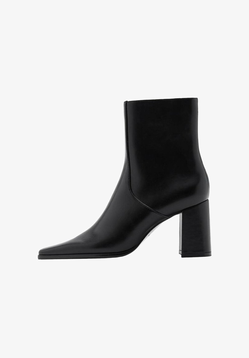 Mango NONO - Kotníková obuv na vysokém podpatku - black