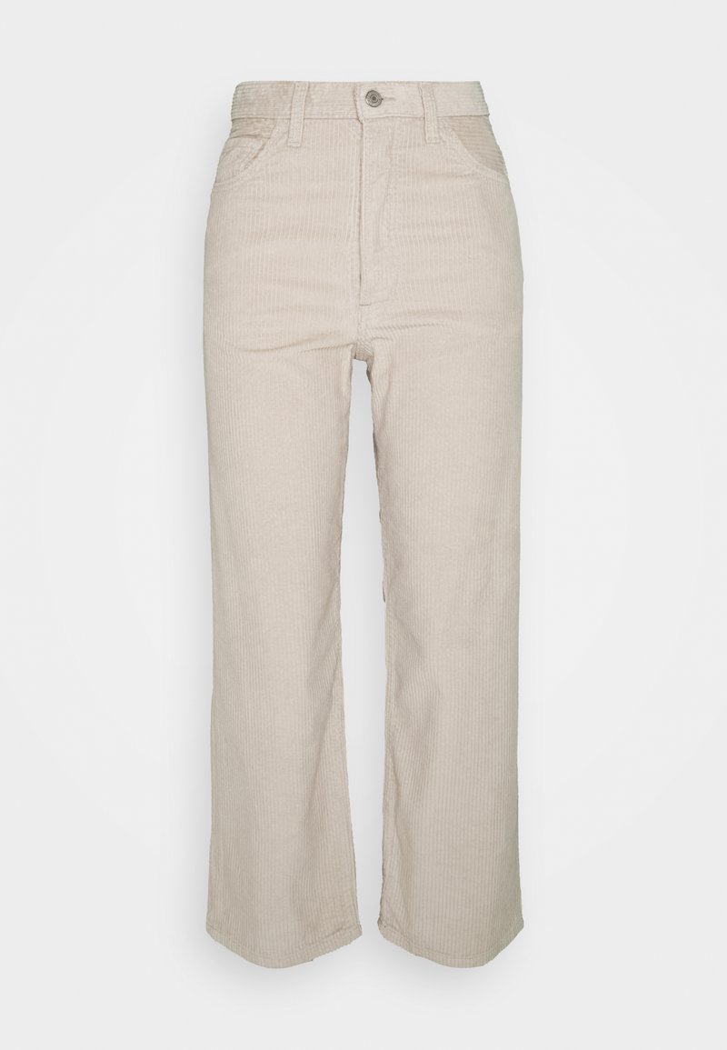 Levi's® RIBCAGE STRAIGHT ANKLE - Trousers - pebble cement