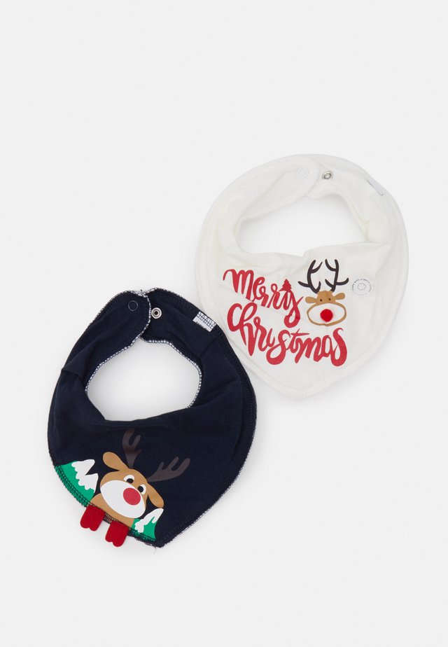 NBNCHRISTMAS SCARF 2 PACK UNISEX - Lätzchen - dark blue