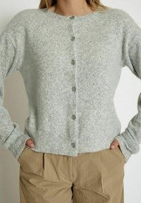 PEPPERCORN Kardigan - m light grey melange
