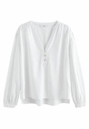 BUTTON FRONT  - Blúzka - white