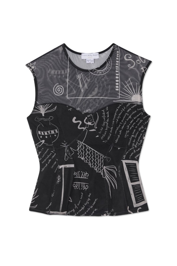 Never Fully Dressed Top zwart Never Fully Dressed Top zwart