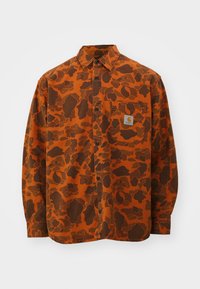 DUCK SHIRT HUBBARD CANVAS - Ing - green/turmeric