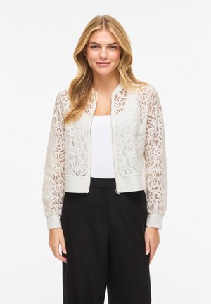 VILA VICEREN JACKET - Bomberjacke - snow white