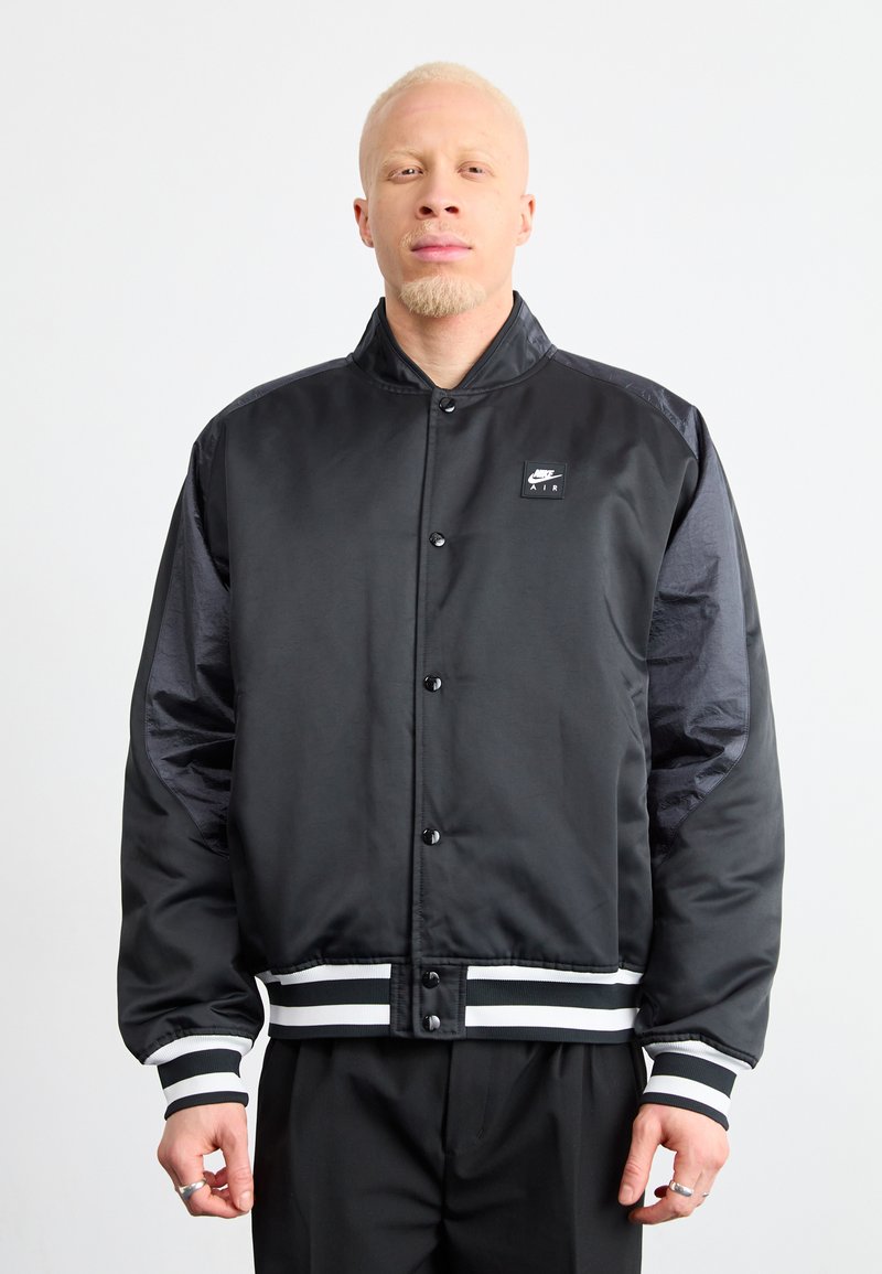 Nike Sportswear VARSITY - Bomber Jacket - black/white/black 