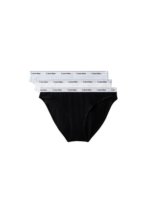 Calvin Klein Underwear, ICON LOGO 3 PACK - Braguitas - black/classic white/plein air