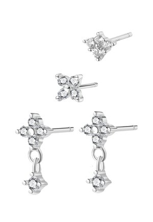 DAISY SET OF 4 - Ohrringe - silver coloured