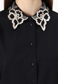 YAS YASSYMELLE SHIRT - Button-down blouse - black