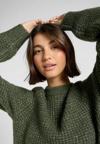 Lee LONG SLEEVE - Neule - olive gray