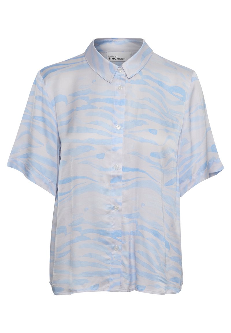 Karen by Simonsen Overhemdblouse lichtblauw Karen by Simonsen Overhemdblouse lichtblauw