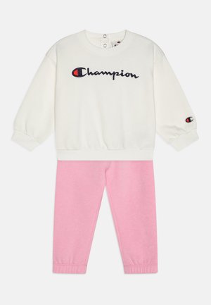 Champion, ICONS LARGE LOGO TODDLER SET - Sudadera - white/multi-coloured