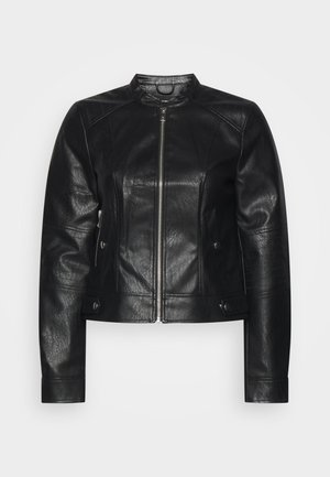 Veste en similicuir - black