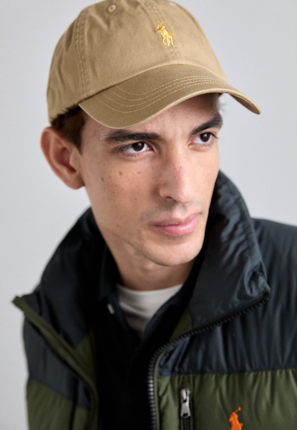 STRETCH-COTTON TWILL BALL CAP UNISEX - Cap - desert khaki