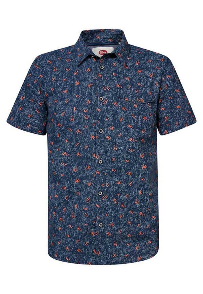 Herren Freizeithemden | Petrol Industries SLEEVED WITH ALL OVER PRINT Hemd petrol blue/blau - VN59491 Herren Freizeithemden | Petrol Industries SLEEVED WITH ALL OVER PRINT Hemd petrol blue/blau - VN59491