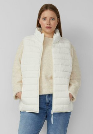 Veste sans manches - creme