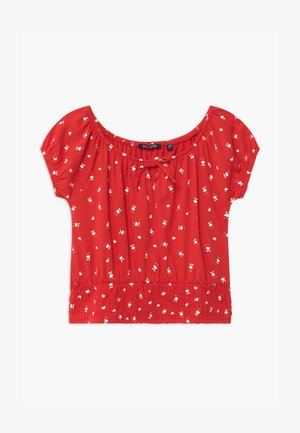 TEEN GIRL OFF SHOULDER - T-shirt print - rot