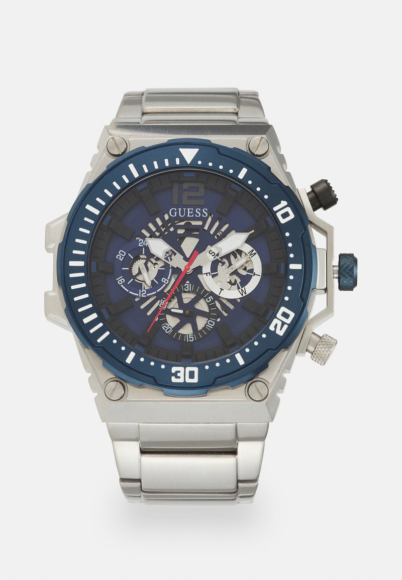 Herren Analoguhren | Guess EXPOSURE Chronograph silvercoloured/silberfarben - QL53999 Herren Analoguhren | Guess EXPOSURE Chronograph silvercoloured/silberfarben - QL53999