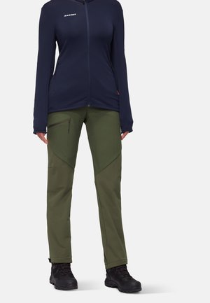 COURMAYEUR SO PANTS WOMEN - Outdoor trousers - dark marsh