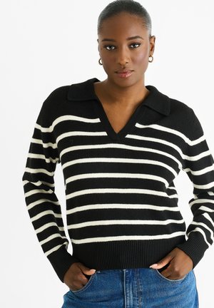STRIPE - Jumper - schwarz