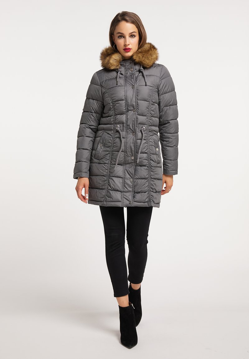Damen Parkas | faina FAINA CASPIO Wintermantel dunkelgrau/grau - CE76777 Damen Parkas | faina FAINA CASPIO Wintermantel dunkelgrau/grau - CE76777
