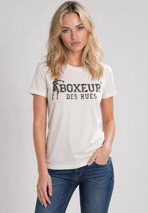 Boxeur Des Rues, T-SHIRT - T-Shirt print - white ivory-