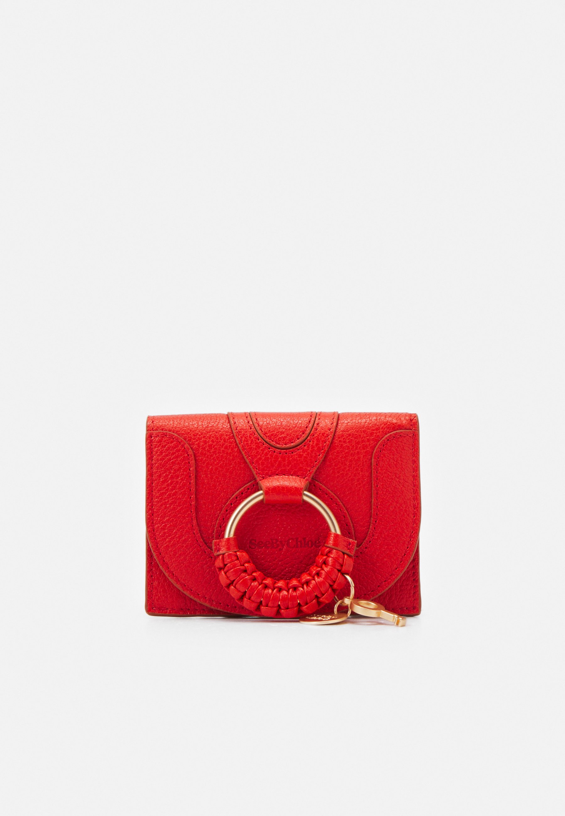 chloe red wallet