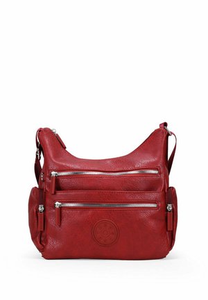 CON CREMALLERAS - Bandolera - rojo