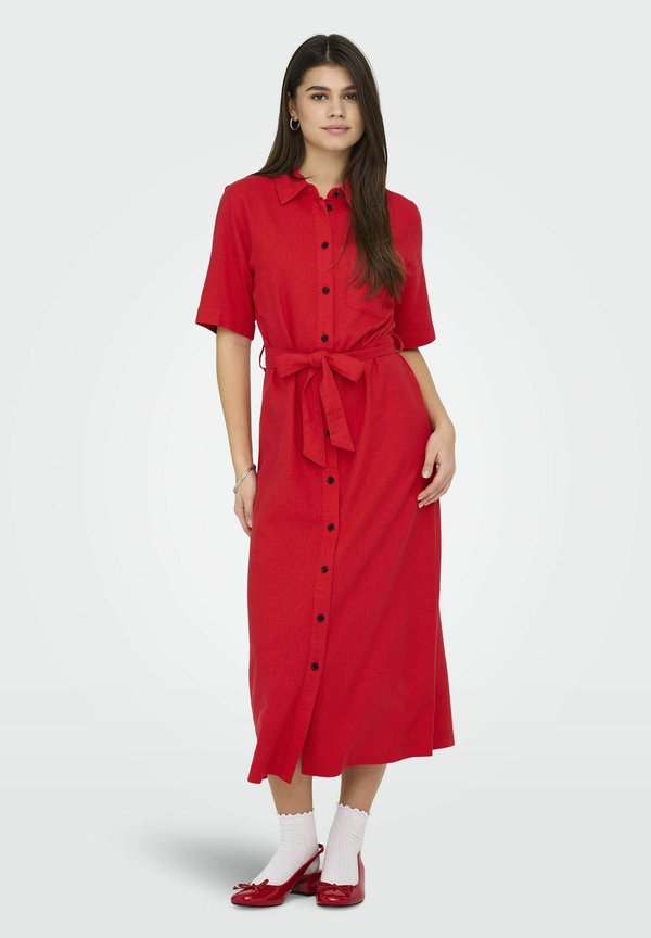 ONLCARO BELT DRESS - Blusenkleid