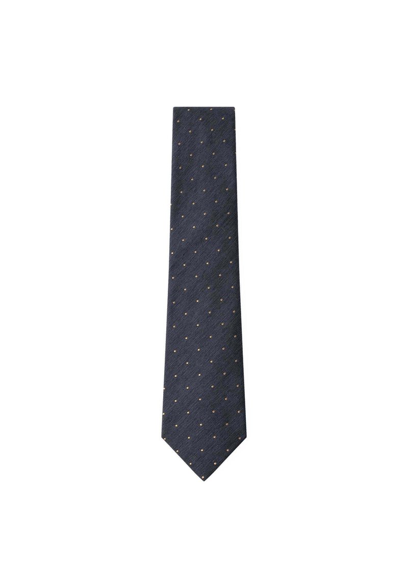 Hackett London STRUCTURE DOT - Tie - navy