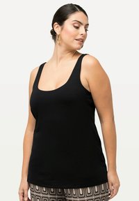 Ulla Popken LAYERED TANK - Top - black