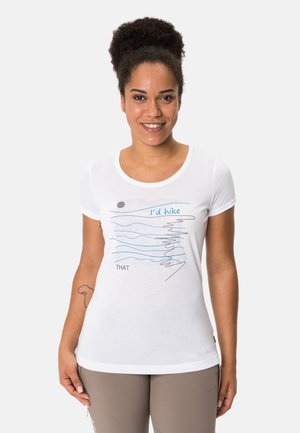 T-shirt print - white