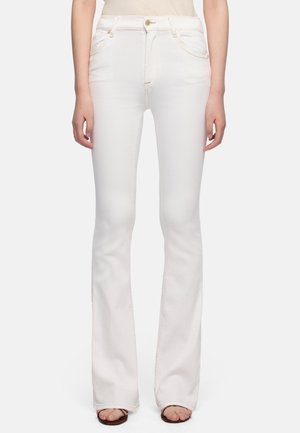 Bootcut jeans - white