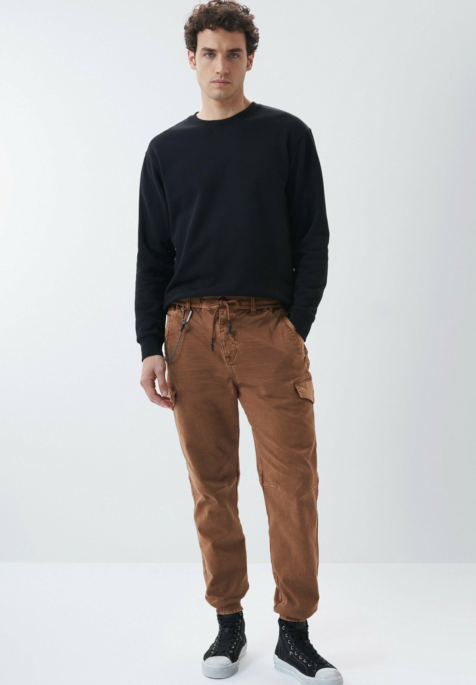Salsa SLIM - Slim fit jeans - Beige/beige - Zalando.de