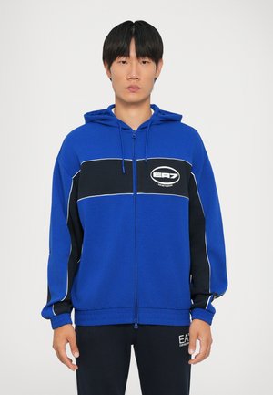 TRAIN LOGO SERIES PIPING HOODIE - Sudadera con cremallera - surf the web