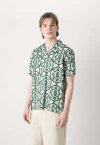 Les Deux ORNAMENT SHIRT - Srajca - ivory/vintage green