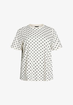 Zizzi, T-shirts print - vanille