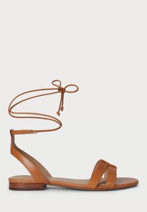 LAINEE MID-HEEL NAPPA LEATHER SANDAL - Sandaler - classic caramel
