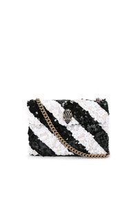 Kurt Geiger London SEQUINS MEDIUM KENSINGTON - Borsa a tracolla - blk white