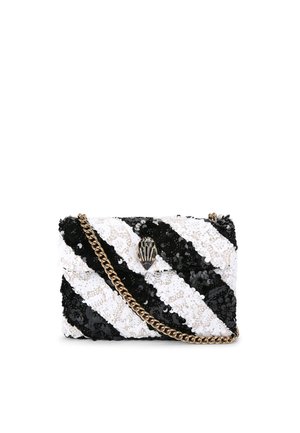 SEQUINS MEDIUM KENSINGTON - Cross body bag - blk white