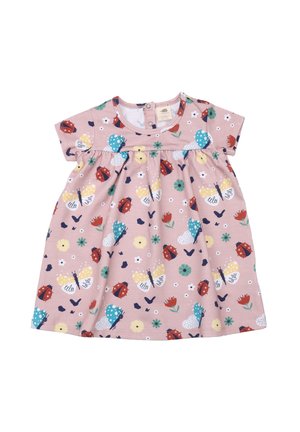 LADYBUGS BUTTERFLIES DOLL - Jersey dress - rosa