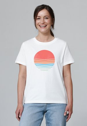 watapparel ABSTRACT 03 - T-shirt print - off white
